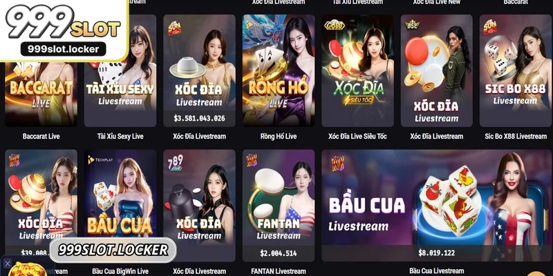 Casino 999SLOT mang đến trải nghiệm lôi cuốn và chất lượng
